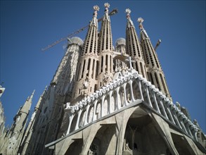 The Sagrada Familia Basilica, Barcelona, Spain, 2020. Creator: Ethel Davies.