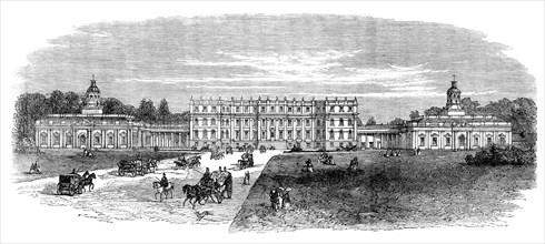 Hopetoun House, visited by the British Association, 1871. Creator: Unknown.