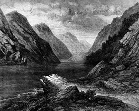 The Pass of Awe, Argyleshire, 1871. Creator: J Greenaway.