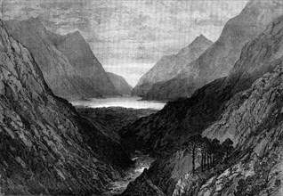 Loch Maree, Dingwall and Skye Railway, 1871. Creator: William James Palmer.