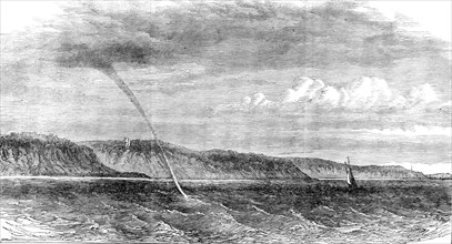 Waterspout seen between Bournemouth and Poole, 1871. Creator: Unknown.