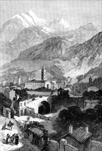 Opening of the Mont Cenis Tunnel: the town of Susa, 1871. Creator: Unknown.