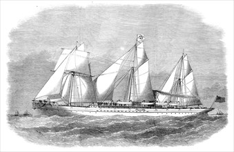 The screw steam-ship Viceroy for the Suez Canal traffic, 1871. Creator: Unknown.