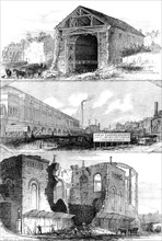 Demolitions for the Great Eastern Railway extension to Broad-Street, 1871. Creator: Unknown.