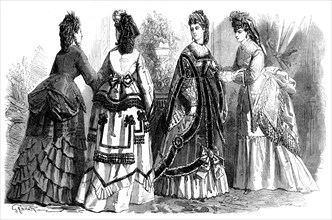 Paris fashions for the month of November, 1871. Creator: Unknown.