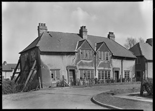 The Crescent, Moira, Ashby Woulds, North West Leicestershire, Leicestershire, 1955. Creator: Ministry of Works.