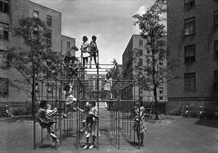 Vladeck Houses, Madison St., New York City, 1941. Creator: Gottscho-Schleisner, Inc.