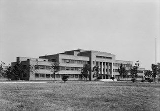 Johns-Manville Research Laboratory, Finderne, New Jersey, 1949. Creator: Gottscho-Schleisner, Inc.