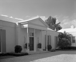 Dr. and Mrs. Leon Levy, residence at 1409 S. Ocean Blvd., Palm Beach, 1959. Creator: Gottscho-Schleisner, Inc.