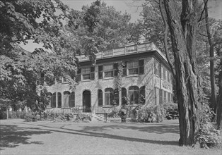 J.L. Johnston, Stone House, residence in Cape Vincent, New York, 1935. Creator: Gottscho-Schleisner, Inc.