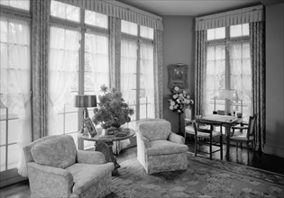 William S Paley, residence in Manhasset, Long Island, 1942. Creator: Gottscho-Schleisner, Inc.