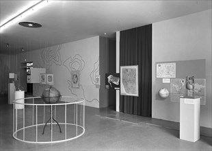 Airways to Peace exhibition, Museum of Modern Art, 11 W. 53rd St., New York City, 1943. Creator: Gottscho-Schleisner, Inc.