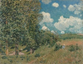 The Road from Versailles to Saint-Germain, 1875. Creator: Alfred Sisley.