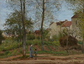 Landscape at Louveciennes (Autumn), 1870. Creator: Camille Pissarro.