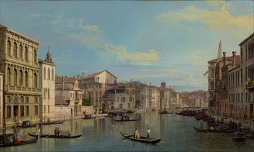 The Grand Canal in Venice from Palazzo Flangini to Campo San Marcuola, about 1738. Creator: Canaletto.