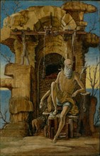 Saint Jerome in the Wilderness, about 1475. Creator: Ercole de' Roberti.