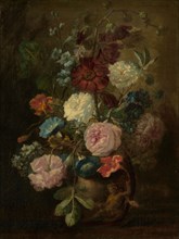 Vase of Flowers, mid-18th century. Creator: Follower of Jan van Huysum.