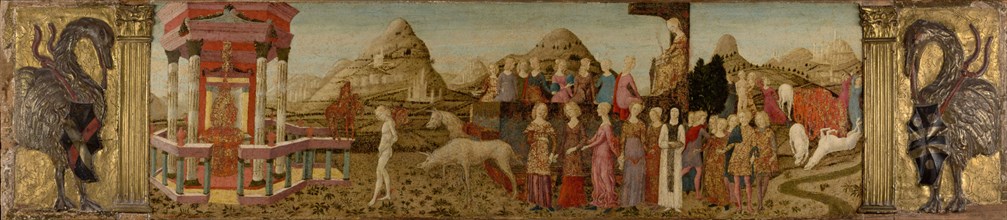 Triumph of Chastity, mid-1460s. Creator: Francesco di Giorgio Martini.