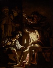 Christ Crowned with Thorns, about 1620. Creator: Gerrit van Honthorst.