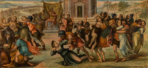 The Abduction of the Sabines, about 1520. Creator: Girolamo del Pacchia.