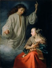 The Annunciation, about 1660-1665. Creator: Godfried Schalcken.