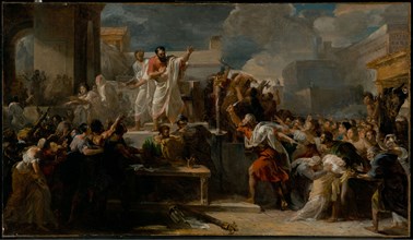 The Death of Virginia, about 1825-1828. Creator: Guillaume Lethiere.