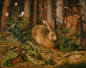 A Hare in the Forest, about 1585. Creator: Hans Hoffmann.