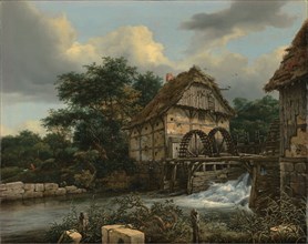 Two Watermills and an Open Sluice, 1653. Creator: Jacob van Ruisdael.