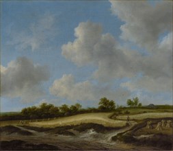 Landscape with a Wheatfield, about late 1650s-early 1660s. Creator: Jacob van Ruisdael.