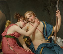 The Farewell of Telemachus and Eucharis, 1818. Creator: Jacques-Louis David.