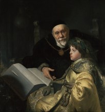 Prince Charles Louis of the Palatinate with his Tutor Wolrad von Plessen in Historical Dress, 1631. Creator: Jan Lievens.