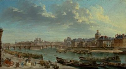 A View of Paris with the Ile de la Cité, 1763. Creator: Nicolas Raguenet.