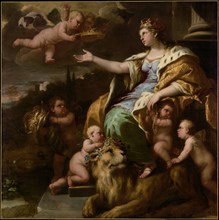 Allegory of Magnanimity, about 1670. Creator: Luca Giordano.