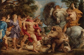 The Calydonian Boar Hunt, about 1611-1612. Creator: Peter Paul Rubens.