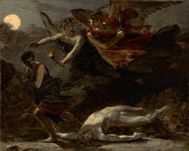 Justice and Divine Vengeance Pursuing Crime, about 1805-1806. Creator: Pierre-Paul Prud'hon.