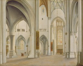 The Interior of Saint Bavo, Haarlem, 1628. Creator: Pieter Jansz Saenredam.