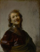 Rembrandt Laughing, about 1628. Creator: Rembrandt Harmensz van Rijn.