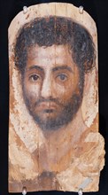 Mummy Portrait of a Bearded Man, A.D. 140-160. Creator: Unknown.