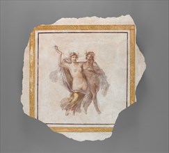 Fresco Panel Depicting Dionysos and Ariadne, A.D. 1-79. Creator: Unknown.