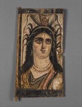 Panel with Painted Image of Isis, A.D. 100-200. Creator: Unknown.