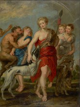 Diana and Her Nymphs on the Hunt, 1627-1628. Creator: Workshop of Peter Paul Rubens.