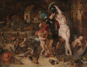 The Return from War: Mars Disarmed by Venus, about 1610-1612.  Creators: Peter Paul Rubens, Jan Brueghel the Elder.