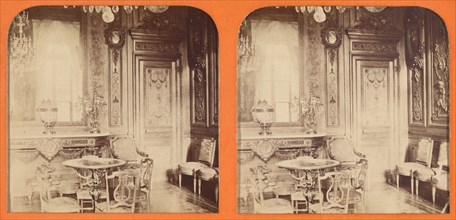 Salon Sculpte, (Chateau de St. Cloud), 1860s. Creator: A. Hanriot.