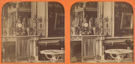 La Chambre de l'Empereur (St. Cloud), 1860s. Creator: A. Hanriot.