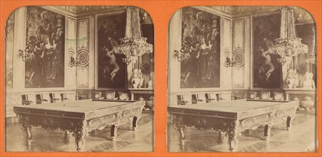 Salon de Venus, Salle de Billard, (Chateau de St. Cloud), 1860s. Creator: A. Hanriot.