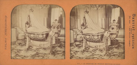 Le Berceau du Prince Imperial (St. Cloud), 1860s. Creator: A. Hanriot.