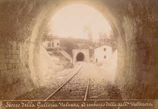 Sbocco della Galleria Valenza ed imbocco della galleria Vallerosa, October 1883. Creator: Achille Mauri.