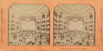 Salle de l'Opera, Bal Masque, 1860s. Creator: Adolphe Block.