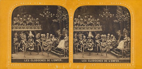 The Down-and-Out of Hell. (Les Clodoches de l'Enfer.), 1860s. Creator: Adolphe Block.