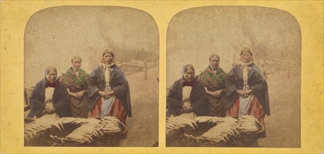 Newhaven Fishwomen., 1860s. Creator: Alexander McGlashon.